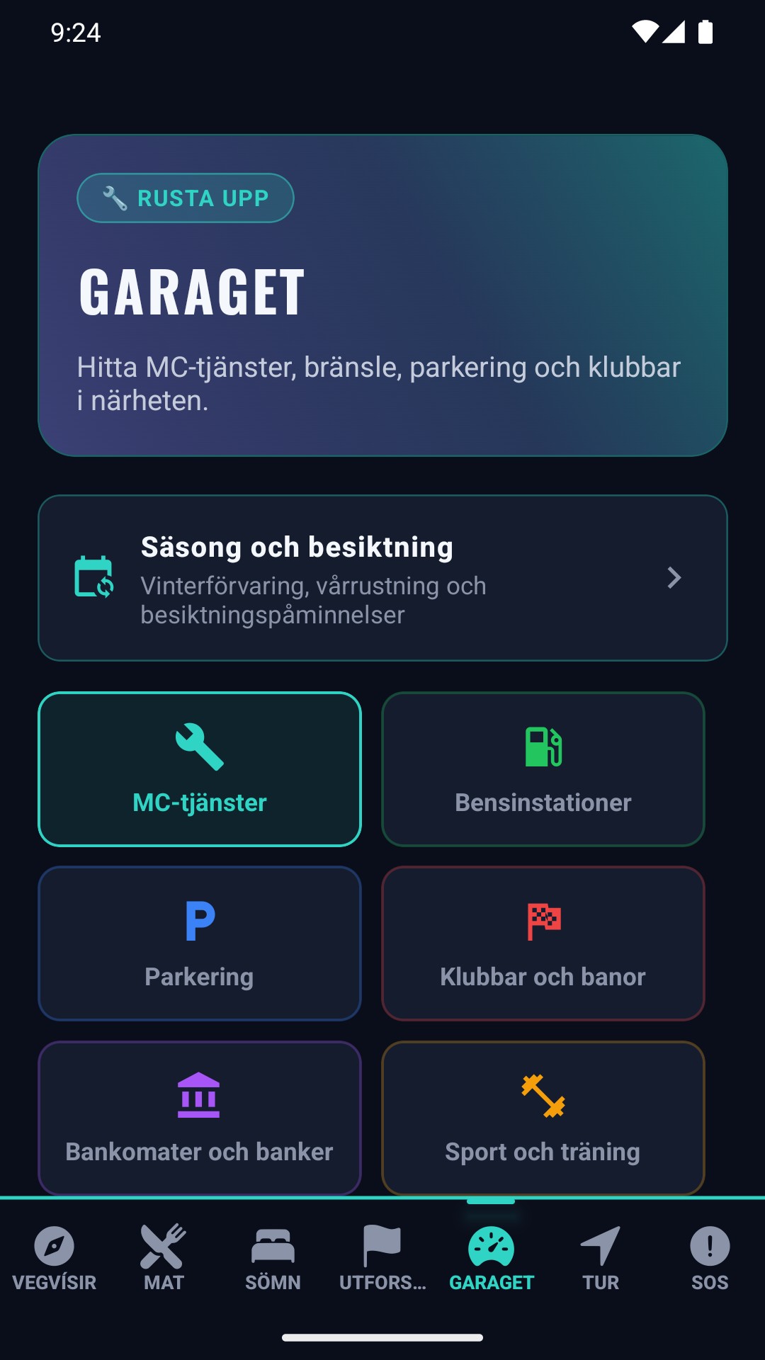 Garageskärm